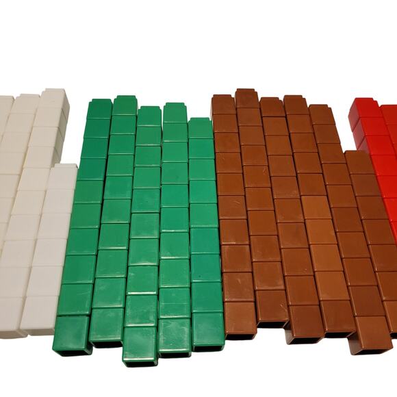 420 Interlocking Snap Cubes 1" Math Manipulatives Multicolor Homeschool Teacher - Picture 13 of 16